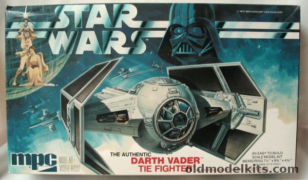 MPC 1/48 1978 Star Wars Darth Vader Tie Fighter, 1-1915 plastic model kit